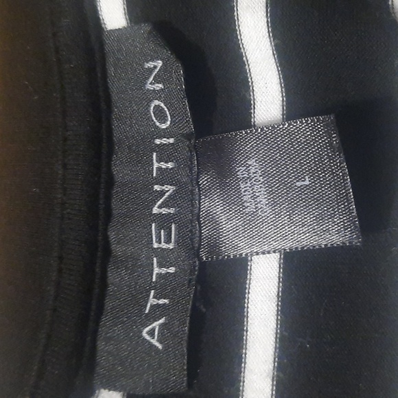Attention fitted short sleeve t-shirt size large - Picture 5 of 7